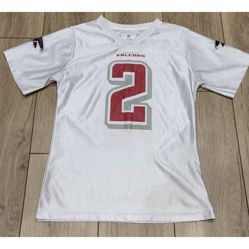 NFL Girls‎ Atlanta Falcons Matt Ryan #2 Team Apparel White Jersey Large (10/12)